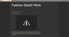 Desktop Screenshot of fashionstylishwork.blogspot.com