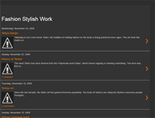 Tablet Screenshot of fashionstylishwork.blogspot.com