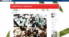 Desktop Screenshot of dailyphotoinvancouver.blogspot.com