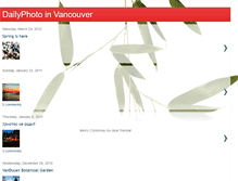 Tablet Screenshot of dailyphotoinvancouver.blogspot.com
