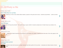 Tablet Screenshot of itsallprettytome.blogspot.com