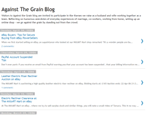 Tablet Screenshot of against-thegrain.blogspot.com