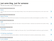 Tablet Screenshot of justsomeblogjustforsomeone.blogspot.com