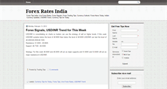 Desktop Screenshot of forex-rates-india.blogspot.com