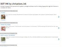 Tablet Screenshot of chrisationsink.blogspot.com