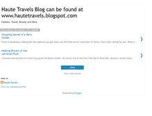 Tablet Screenshot of hautetravel.blogspot.com