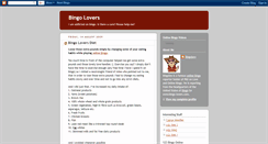 Desktop Screenshot of bingo-lovers.blogspot.com