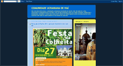 Desktop Screenshot of comunidadeucranianadeivai.blogspot.com