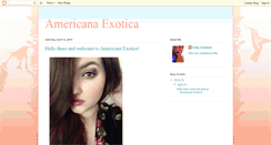 Desktop Screenshot of americanaexotica.blogspot.com