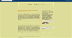 Desktop Screenshot of esperanto-strato.blogspot.com