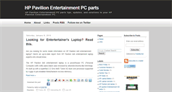 Desktop Screenshot of hppavilionentertainmentpcparts.blogspot.com