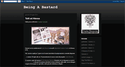 Desktop Screenshot of beingabastard.blogspot.com