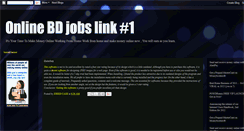 Desktop Screenshot of bdjoblink.blogspot.com