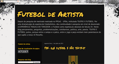 Desktop Screenshot of futeboldeartista.blogspot.com