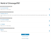 Tablet Screenshot of chinesegal78.blogspot.com