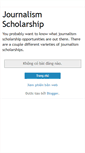 Mobile Screenshot of journalismscholarship.blogspot.com