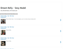 Tablet Screenshot of dream-kelly-sexystar.blogspot.com