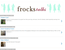 Tablet Screenshot of frockstalks.blogspot.com