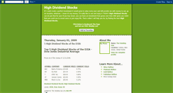 Desktop Screenshot of dividendwatch.blogspot.com