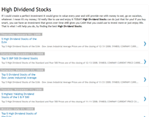 Tablet Screenshot of dividendwatch.blogspot.com