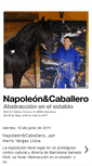 Mobile Screenshot of napoleonycaballero.blogspot.com