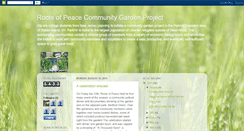 Desktop Screenshot of cultivatingpeace.blogspot.com