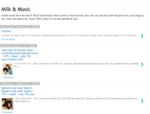 Tablet Screenshot of milkandmusic.blogspot.com