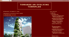 Desktop Screenshot of evolvingtownplan.blogspot.com