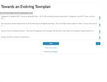 Tablet Screenshot of evolvingtownplan.blogspot.com