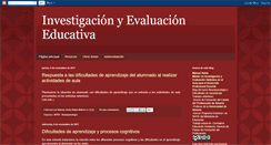 Desktop Screenshot of investigaevalua.blogspot.com