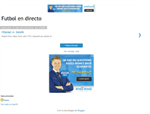 Tablet Screenshot of laligaendirecto.blogspot.com