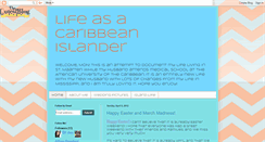 Desktop Screenshot of lifeasacaribbeanislander.blogspot.com