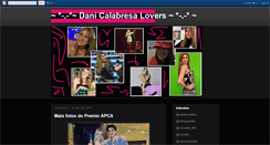 Desktop Screenshot of danicalabresalovers.blogspot.com
