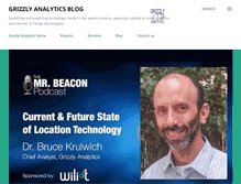 Tablet Screenshot of grizzlyanalytics.blogspot.com