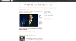 Desktop Screenshot of nobelprizewinners2006.blogspot.com