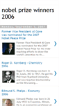 Mobile Screenshot of nobelprizewinners2006.blogspot.com