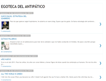 Tablet Screenshot of egotecadelantipatico.blogspot.com