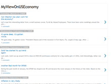 Tablet Screenshot of myviewonuseconomy.blogspot.com