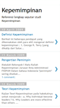 Mobile Screenshot of kepemimpinan-fisipuh.blogspot.com