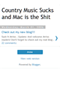 Mobile Screenshot of countrymusicsucks.blogspot.com