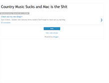 Tablet Screenshot of countrymusicsucks.blogspot.com