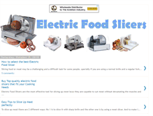 Tablet Screenshot of electricfoodslicers.blogspot.com