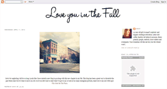 Desktop Screenshot of loveyouinthefall.blogspot.com