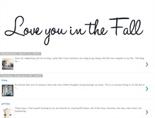 Tablet Screenshot of loveyouinthefall.blogspot.com