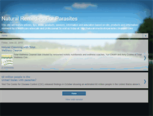 Tablet Screenshot of naturalremediesforparasites.blogspot.com
