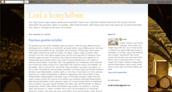 Desktop Screenshot of lorikonyha.blogspot.com