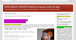 Desktop Screenshot of nossomoscapazes.blogspot.com
