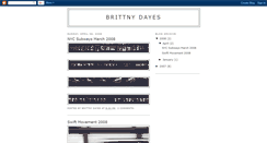 Desktop Screenshot of brittnydayes.blogspot.com