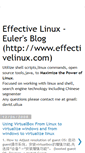 Mobile Screenshot of effectivelinux.blogspot.com