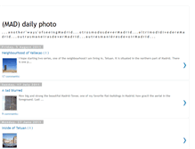 Tablet Screenshot of madridailyphoto.blogspot.com